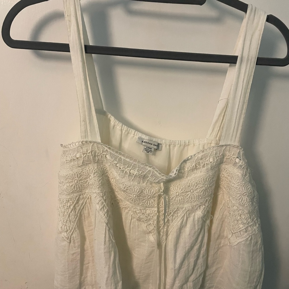 Women's Cream Lace Top